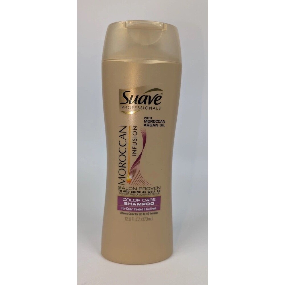 Suave Professionals Moroccan Infusion Color Care Shampoo 12.6 oz Argan Oil NEW